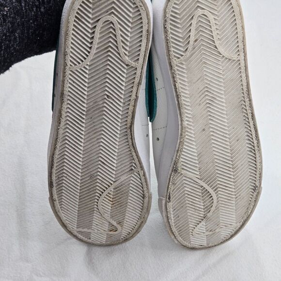 Size 7 - Nike Blazer Low '77 White Dark Green Aqua Black - D07394-991 Leather - Picture 8 of 11